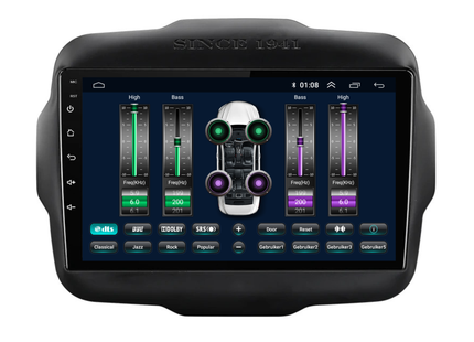 Jeep Renegade | Android 13 | Autoradio | 2014 t/m 2023 | Carplay & Android Auto