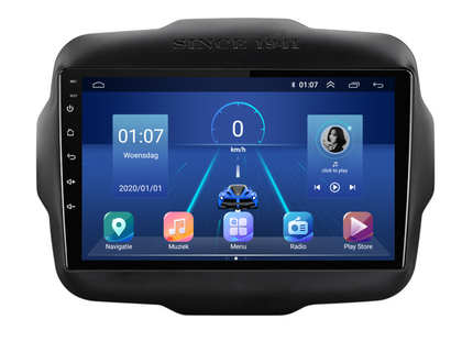 Jeep Renegade | Android 13 | Autoradio | 2014 t/m 2023 | Carplay & Android Auto