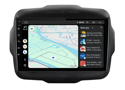 Jeep Renegade | Android 13 | Autoradio | 2014 t/m 2023 | Carplay & Android Auto