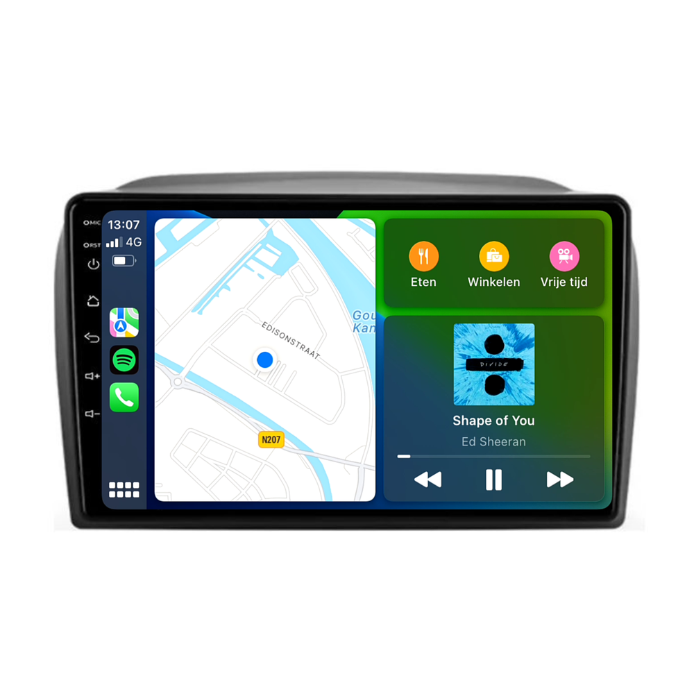 Fiat Doblo | Androide 13 | Radio de coche | 2010 a 2014 | Carplay y Android Auto