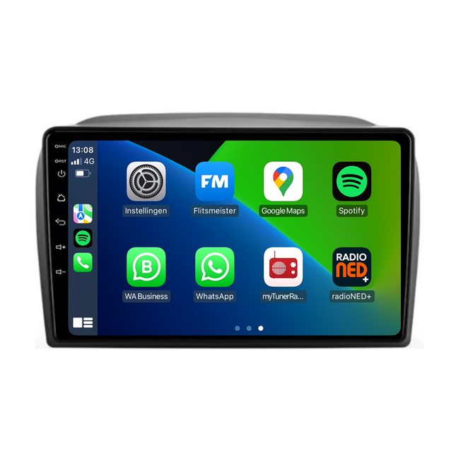 Fiat Doblo | Android 13 | Autoradio | 2010 t/m 2014 | Carplay & Android Auto