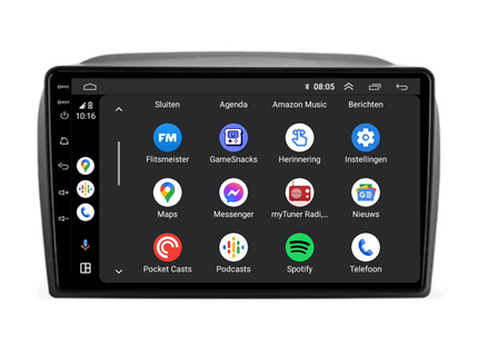 Fiat Doblo | Android 13 | Autoradio | 2010 t/m 2014 | Carplay & Android Auto