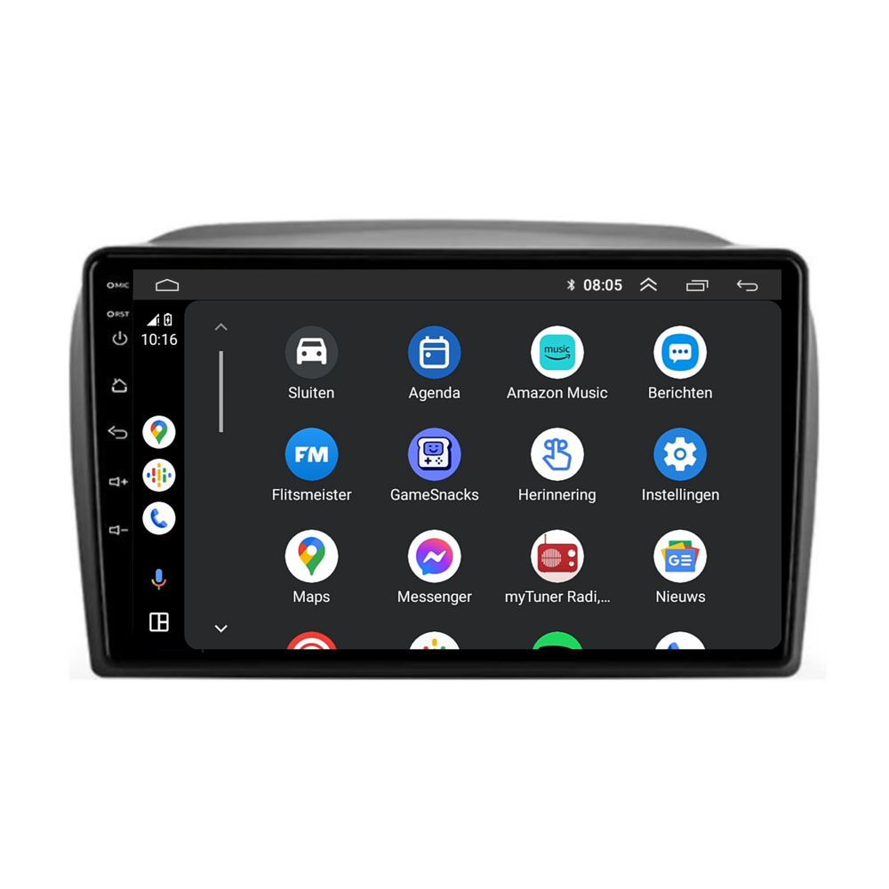 Fiat Doblo | Androide 13 | Radio de coche | 2010 a 2014 | Carplay y Android Auto