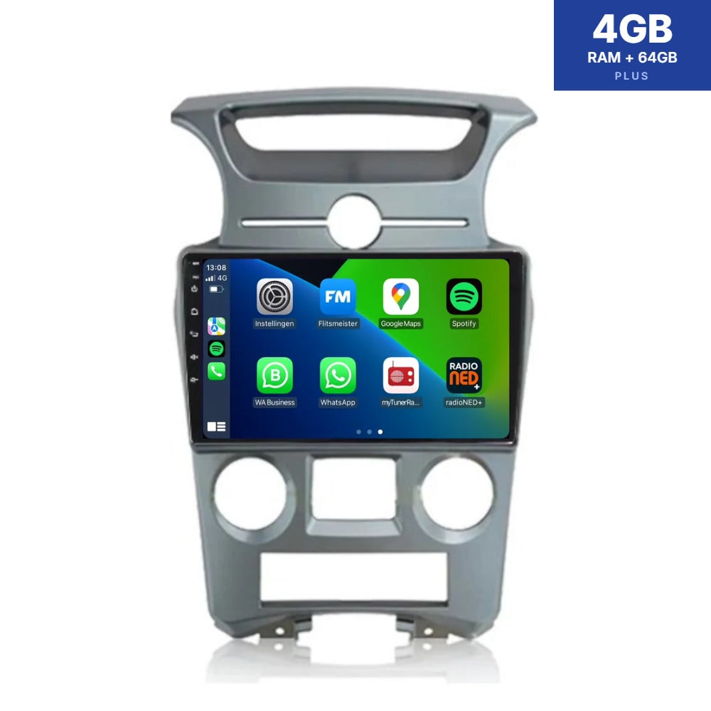 Autoradio Kia Carens CarPlay et Android Auto autoradio | 2006–2012 | Android 13 | Davilon | Pour climatisation numérique