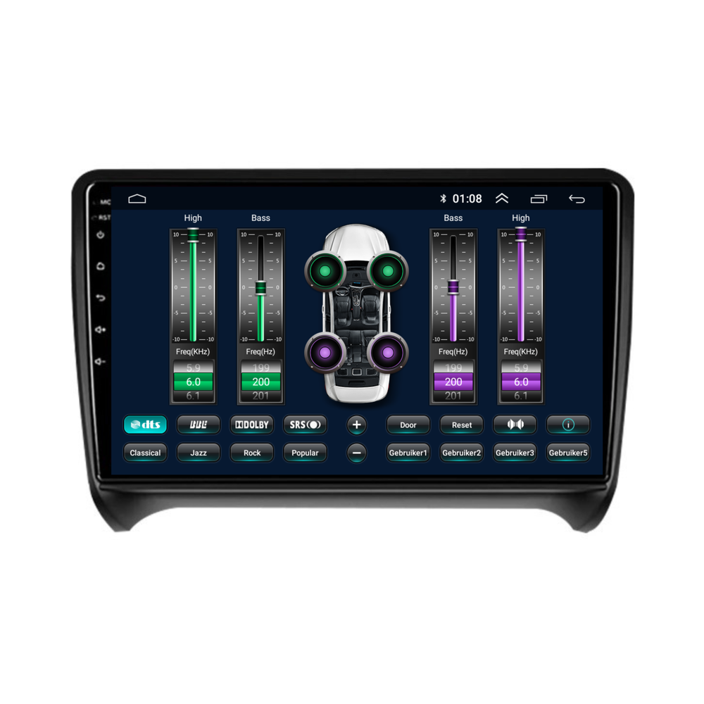 Audi TT | Android 13 | Autoradio | 2006 t/m 2014 | Carplay & Android Auto