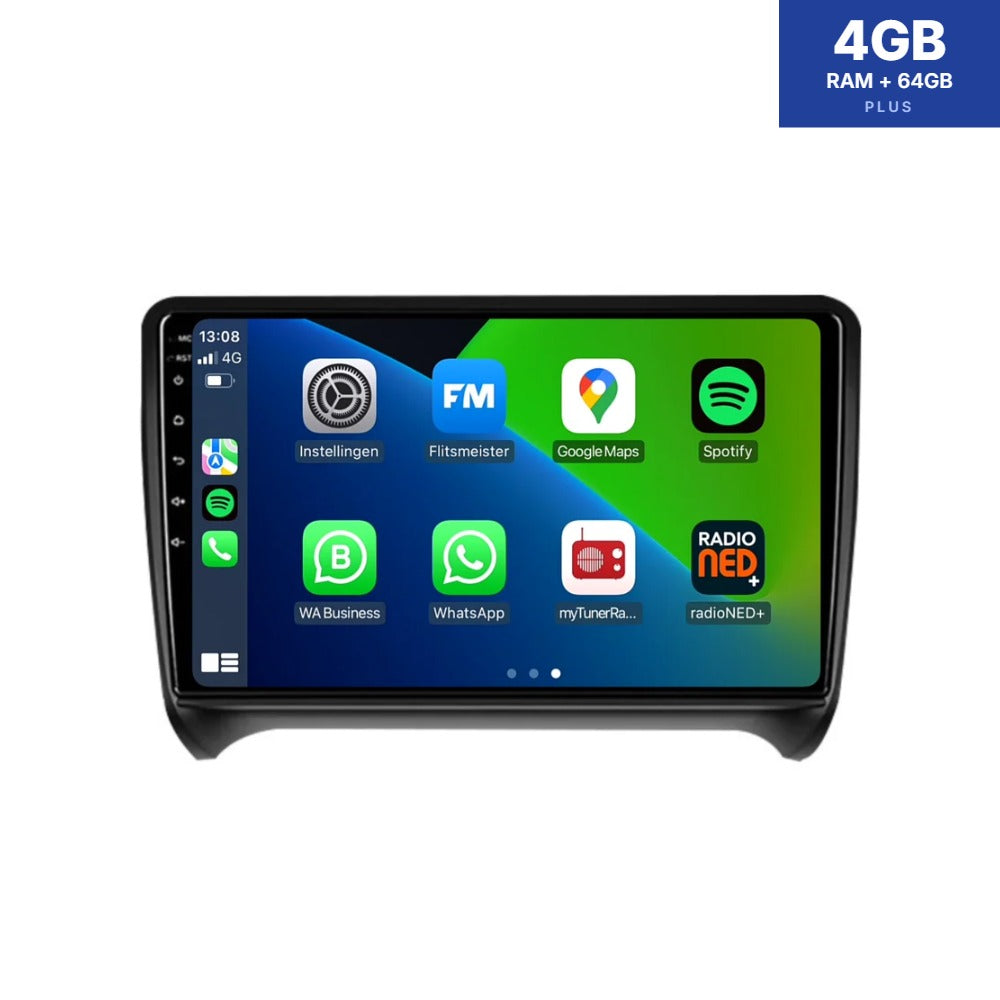 Audi TT <tc>CarPlay</tc> & <tc>Android Auto</tc> radio de coche | 2006 a 2014 | Androide 15 | davilon