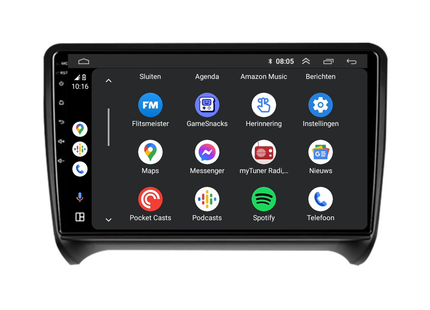 Audi TT | Android 13 | Autoradio | 2006 t/m 2014 | Carplay & Android Auto