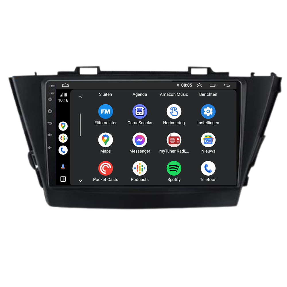 Toyota Prius Plus CarPlay | Android 13 | Autoradio | 2009 t/m 2015 | Carplay & Android Auto