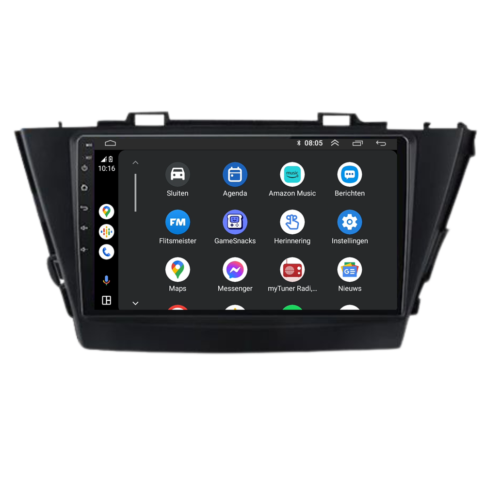 Toyota Prius Plus CarPlay | Android 13 | Autoradio | 2009 t/m 2015 | Carplay & Android Auto