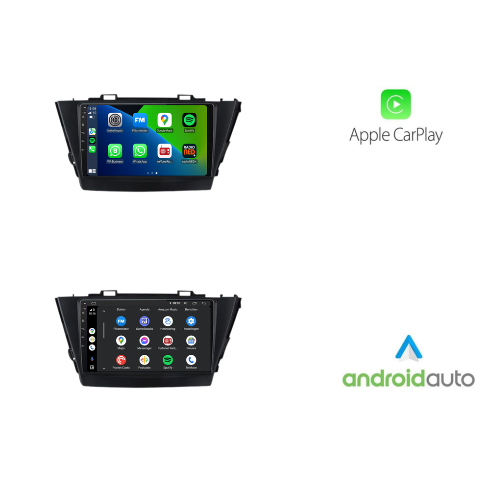 Toyota Prius Plus CarPlay | Android 13 | Autoradio | 2009 t/m 2015 | Carplay & Android Auto