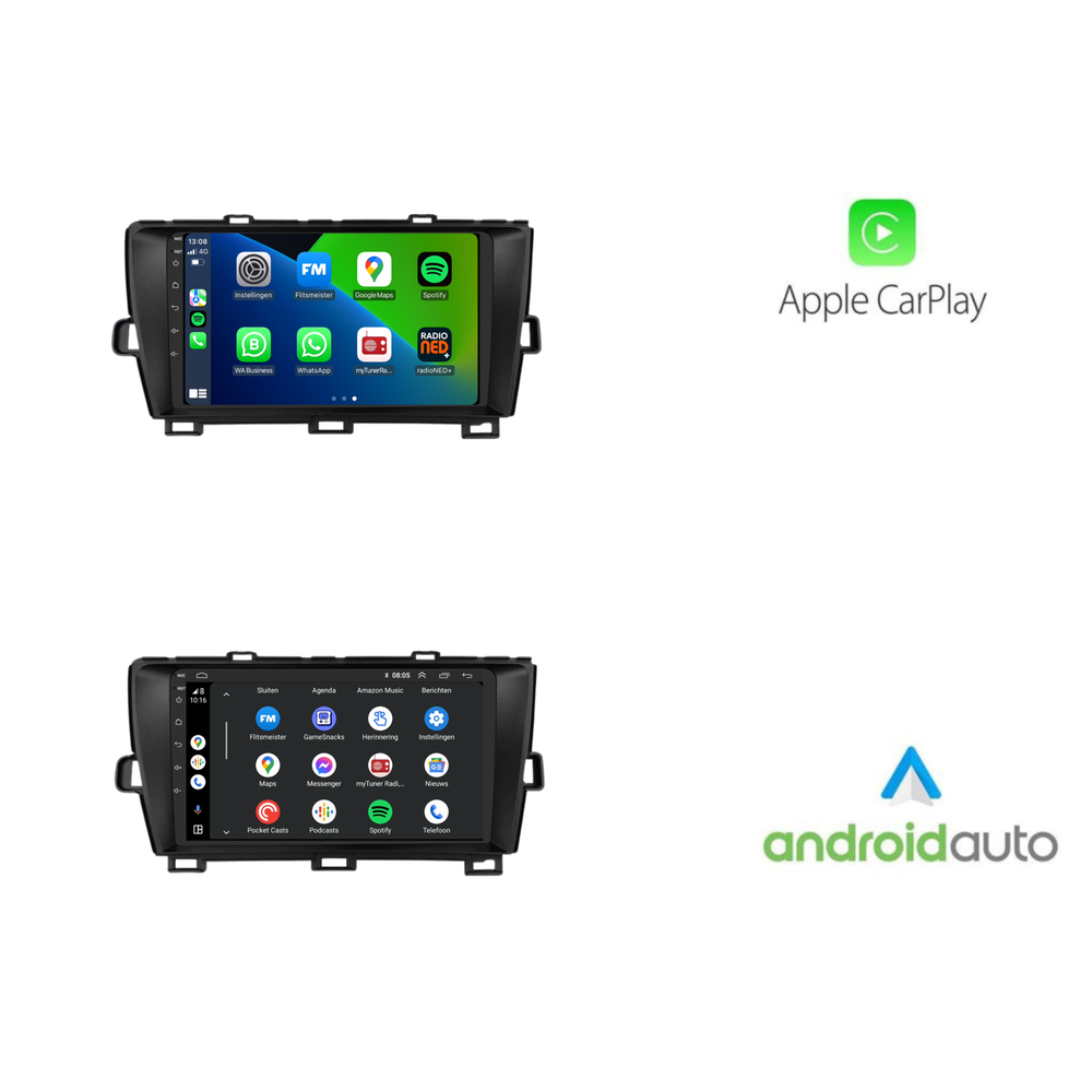 Toyota Prius | Android 13 | Autoradio | 2009 t/m 2015 | Carplay & Android Auto