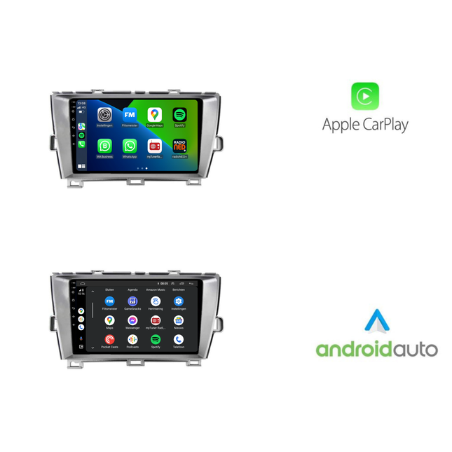 Toyota Prius | Android 13 | Car radio | 2009 to 2015 | Carplay & Android Auto