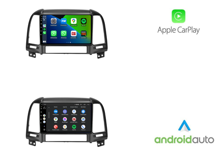 Hyundai Santa Fe | Android 13 | Autoradio | 2006 t/m 2011 | Carplay & Android Auto