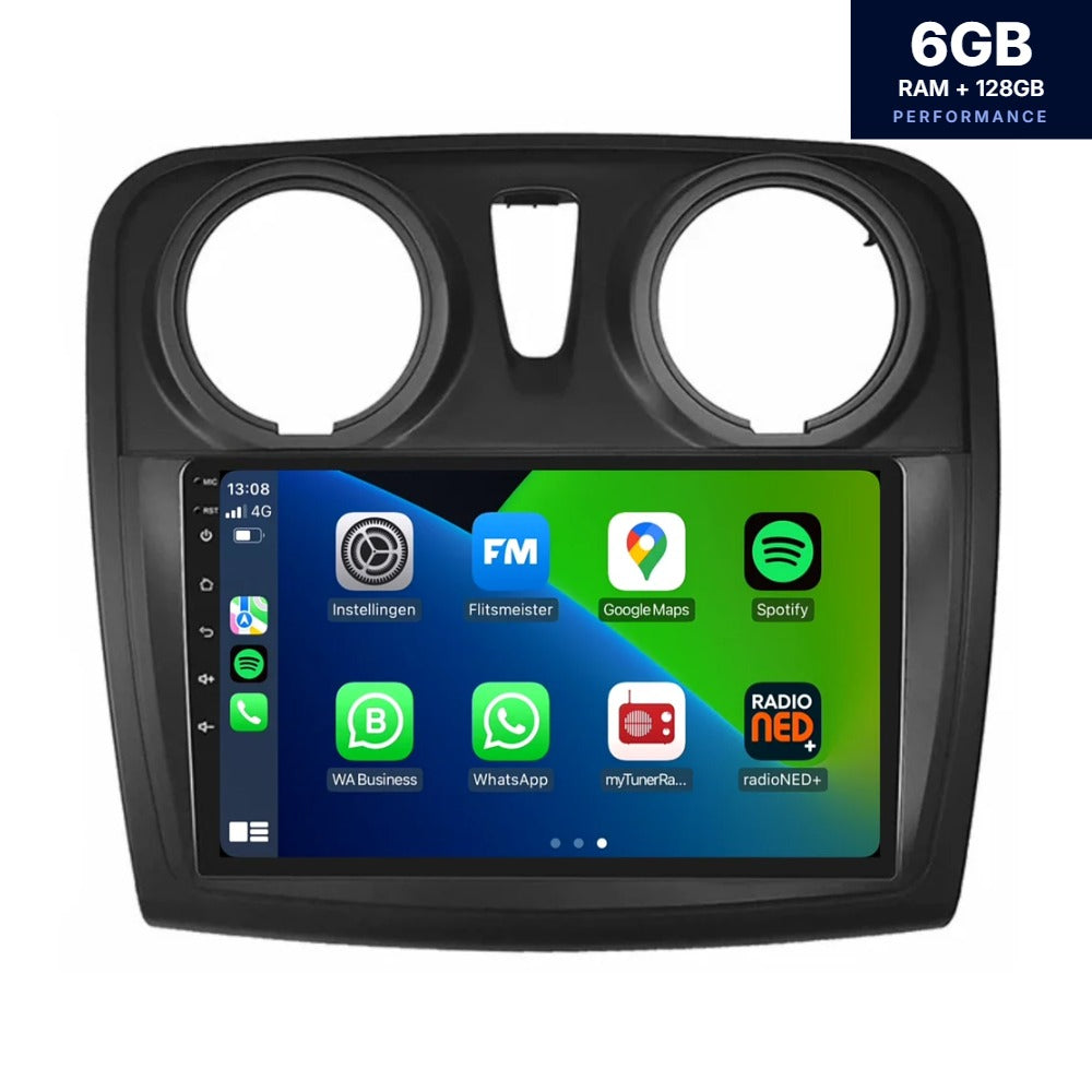 Dacia Sandero | Android 13 | Car radio | 2013 to 2020 | Carplay & Android Auto
