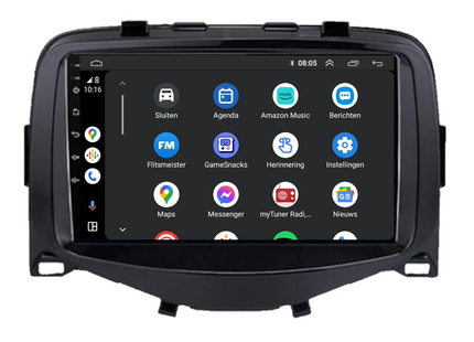 Citroën C1 | Android 13 | Autoradio | 10 INCH | 2015 t/m 2021 | CarPlay & Android auto