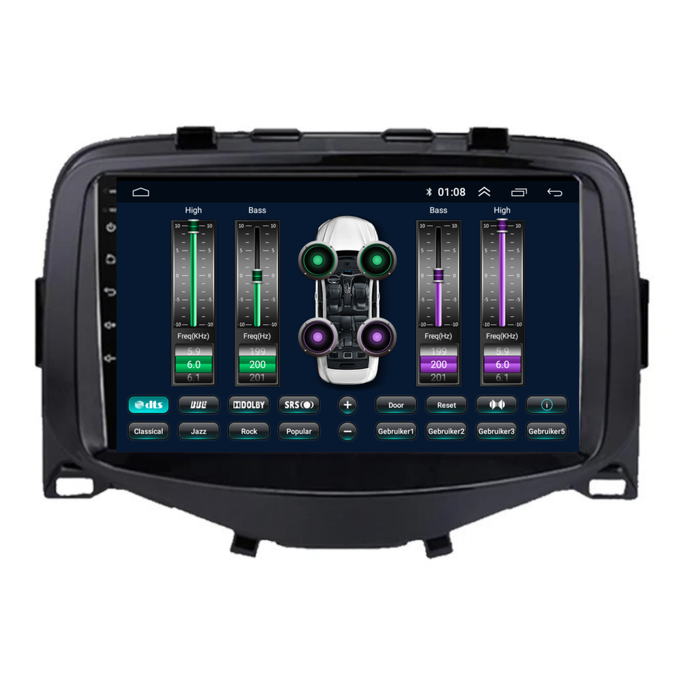 Citroën C1 | Android 13 | Autoradio | 10 INCH | 2015 t/m 2021 | CarPlay & Android auto