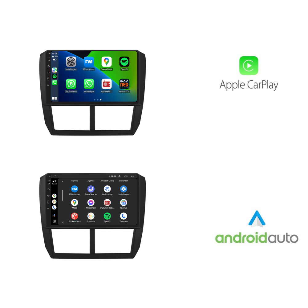 Subaru Forester | Android 13 | Autoradio | 2008 à 2012 | CarPlay & Android Auto
