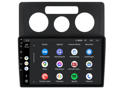 Volkswagen Caddy  | Android 13 | Autoradio | 2004 t/m 2010 | Carplay & Android Auto