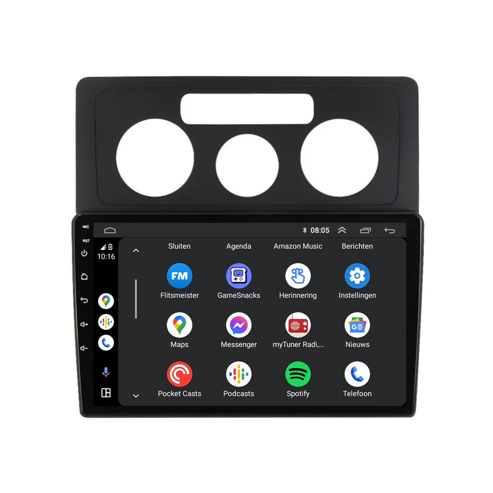 Volkswagen Caddy | Androide 13 | Radio de coche | 2004 a 2010 | Carplay y Android Auto