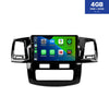 Toyota Hilux CarPlay et Android Auto autoradio | 2008–2016 | Android 13 | Davilon | Pour climatisation numérique