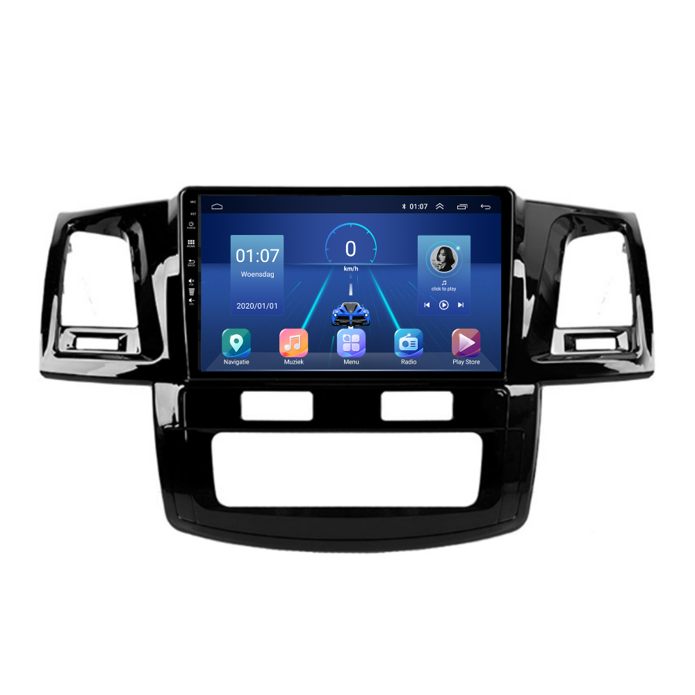Toyota Hilux | Android 13 | Auto Autoradio | 2008 t/m 2016 | CarPlay & Android Auto