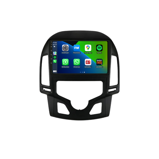 Hyundai i30 | Android 13 | Autoradio | 2007 t/m 2012 | Carplay & Android Auto | Automatische Airco