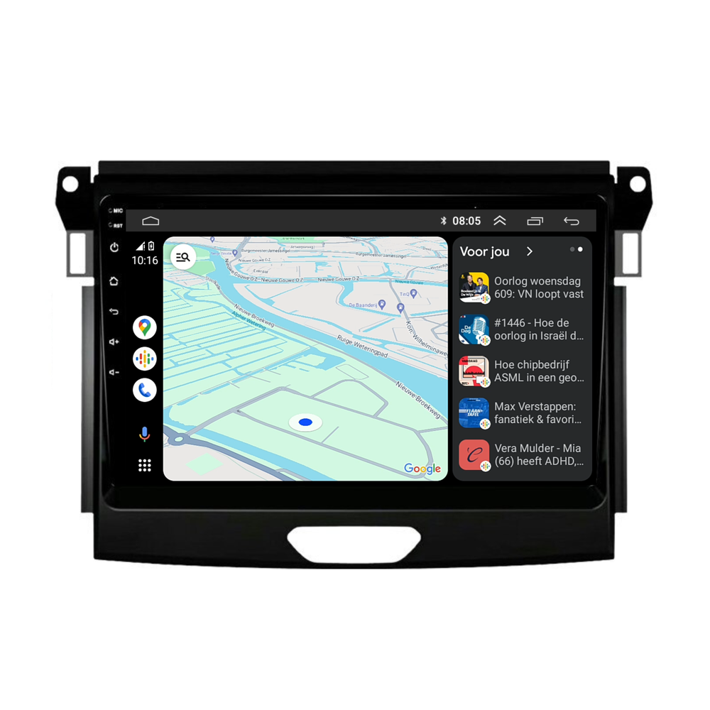 Ford Ranger | Android 13 | Autoradio | 2016 t/m 2019 | Carplay & Android