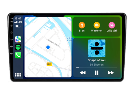 Peugeot Partner | Android 13 | Autoradio | 2009 t/m 2018 | Carplay & Android Auto