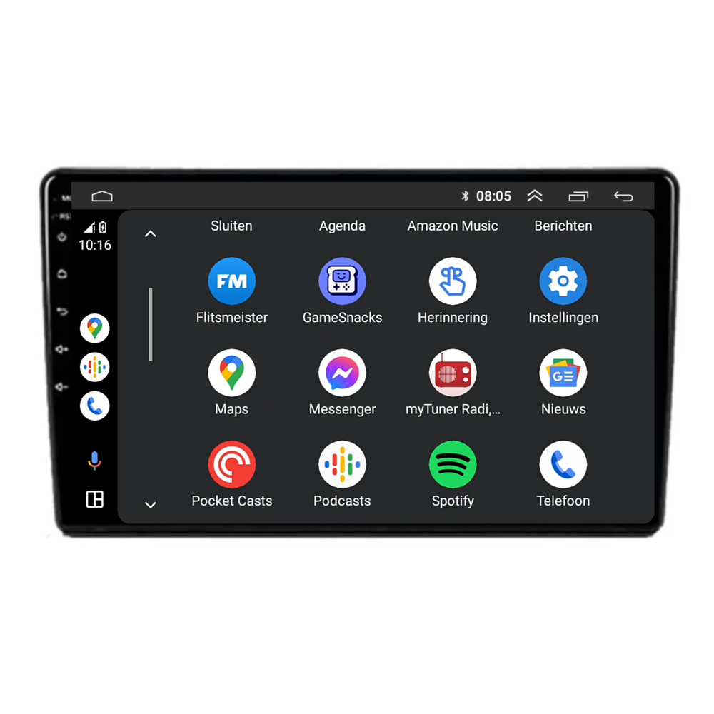 Citroen Berlingo | Android 13 | Car radio | 2008 to 2018 | Carplay & Android Auto