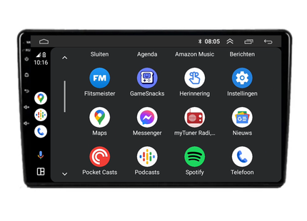 Peugeot Partner | Android 13 | Autoradio | 2009 t/m 2018 | Carplay & Android Auto