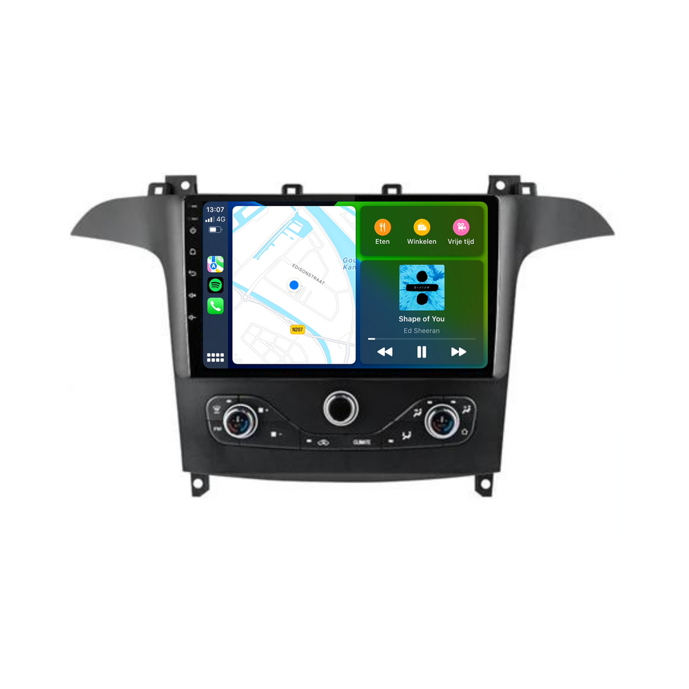 Galaxy Ford | Androide 13 | Radio de coche | 2006 a 2016 | Carplay y Android Auto