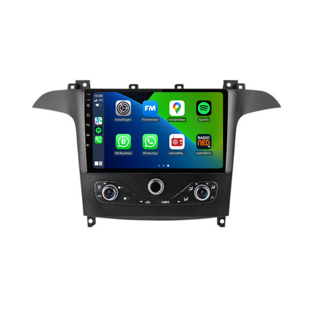 Ford S-Max | Android 13 | Autoradio | 2010 t/m 2015 | Carplay & Android Auto