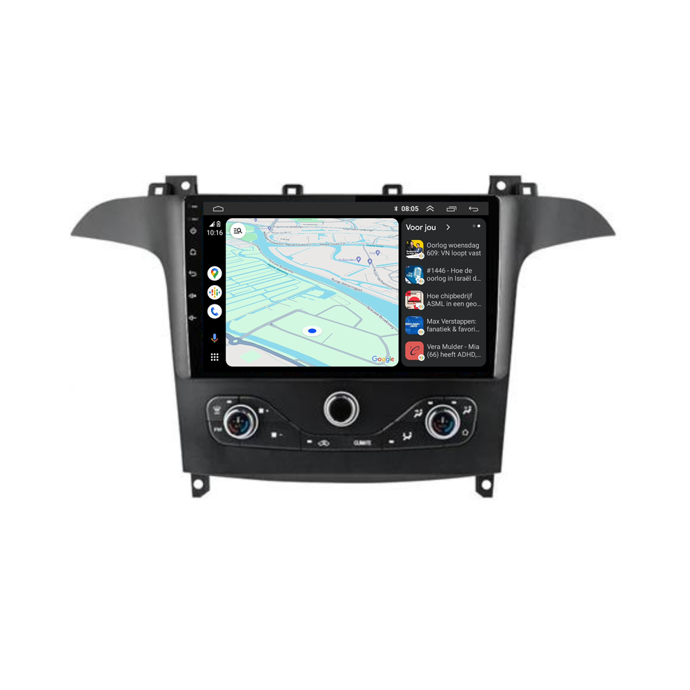 Ford S-Max | Android 13 | Autoradio | 2010 t/m 2015 | Carplay & Android Auto