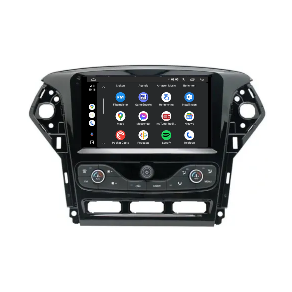 Ford Mondeo | Android 13 | Autoradio | 2003 t/m 2014 | Carplay & Android Auto