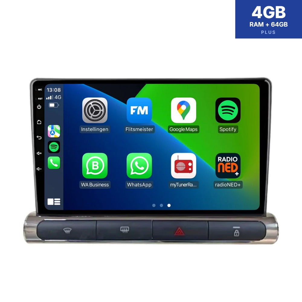 Citroën C3 CarPlay & Android Auto autoradio | 2016–2024 | Android 13 | Davilon | 4 knoppen