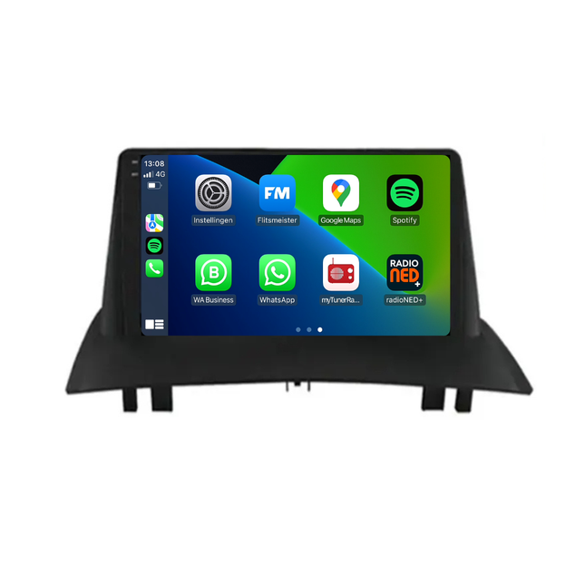 Renault Megane 2 | Android 13 | Autoradio | 2003 t/m 2008 | CarPlay & Android Auto