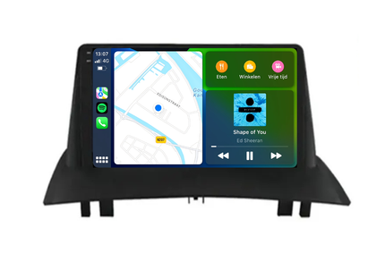 Renault Megane 2 | Android 13 | Autoradio | 2003 t/m 2008 | CarPlay & Android Auto