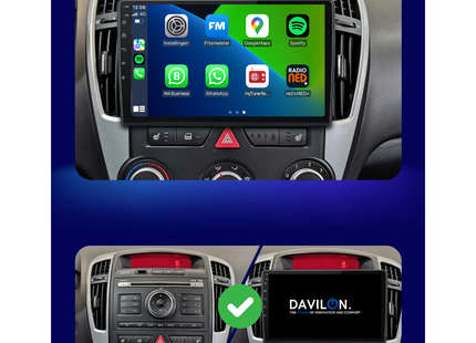Kia Ceed | Android 13 | Autoradio | 2006 t/m 2011 | Carplay & Android Auto