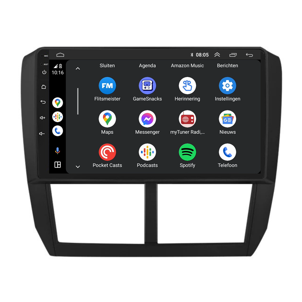 Subaru Forester | Android 13 | Autoradio | 2008 à 2012 | CarPlay & Android Auto