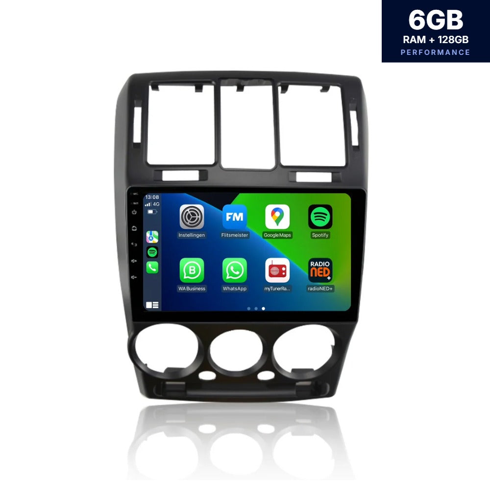 Hyundai Getz CarPlay & Android Auto autoradio | 2002–2011 | Android 13 | Davilon