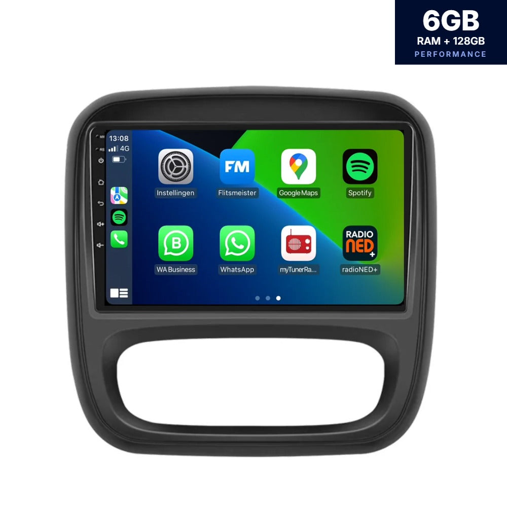 Nissan NV300 CarPlay y Android Auto autorradio | 2016–2021 | Android 13 | Davilon
