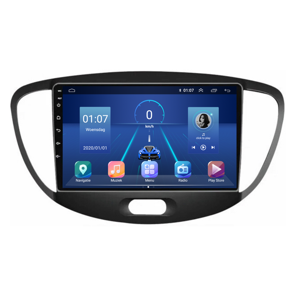 Hyundai i10 | Android 13 | Car radio | 2008 to 2013 | CarPlay & Android Auto