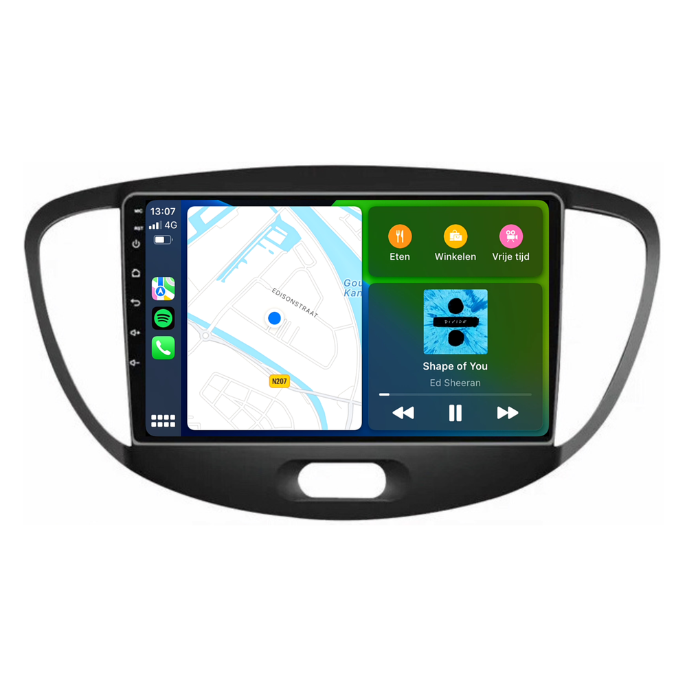 Hyundai i10 | Android 13 | Car radio | 2008 to 2013 | CarPlay & Android Auto