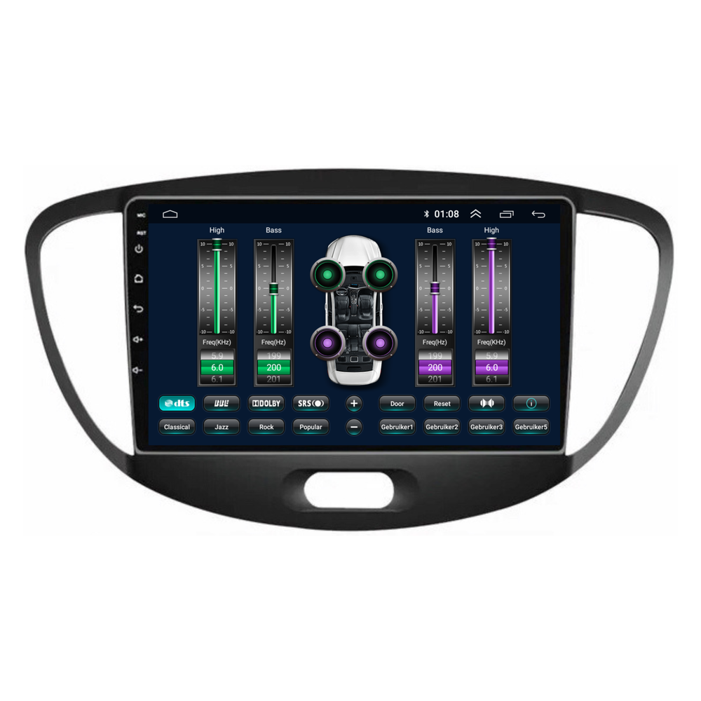 Hyundai i10 | Android 13 | Car radio | 2008 to 2013 | CarPlay & Android Auto