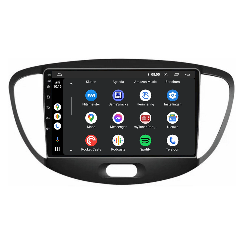 Hyundai i10 | Android 13 | Car radio | 2008 to 2013 | CarPlay & Android Auto