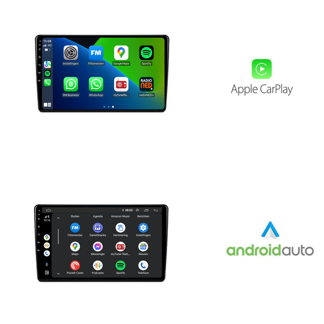 Fiat 500L | Android 13 | Autoradio | 2012 t/m 2017 | Carplay  Android Auto