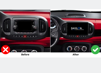 Fiat 500L | Android 13 | Autoradio | 2012 t/m 2017 | Carplay  Android Auto