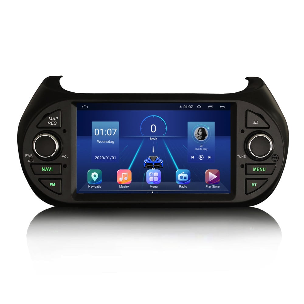 Fiat Fiorino | CarPlay & Android Auto | autoradio | 2003 t/m 2008 | Android 13 | 2+32GB