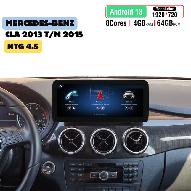 Mercedes CLA CarPlay 2013 t/m 2015 | C117 Autoradio | Android Auto  | NTG 4.5