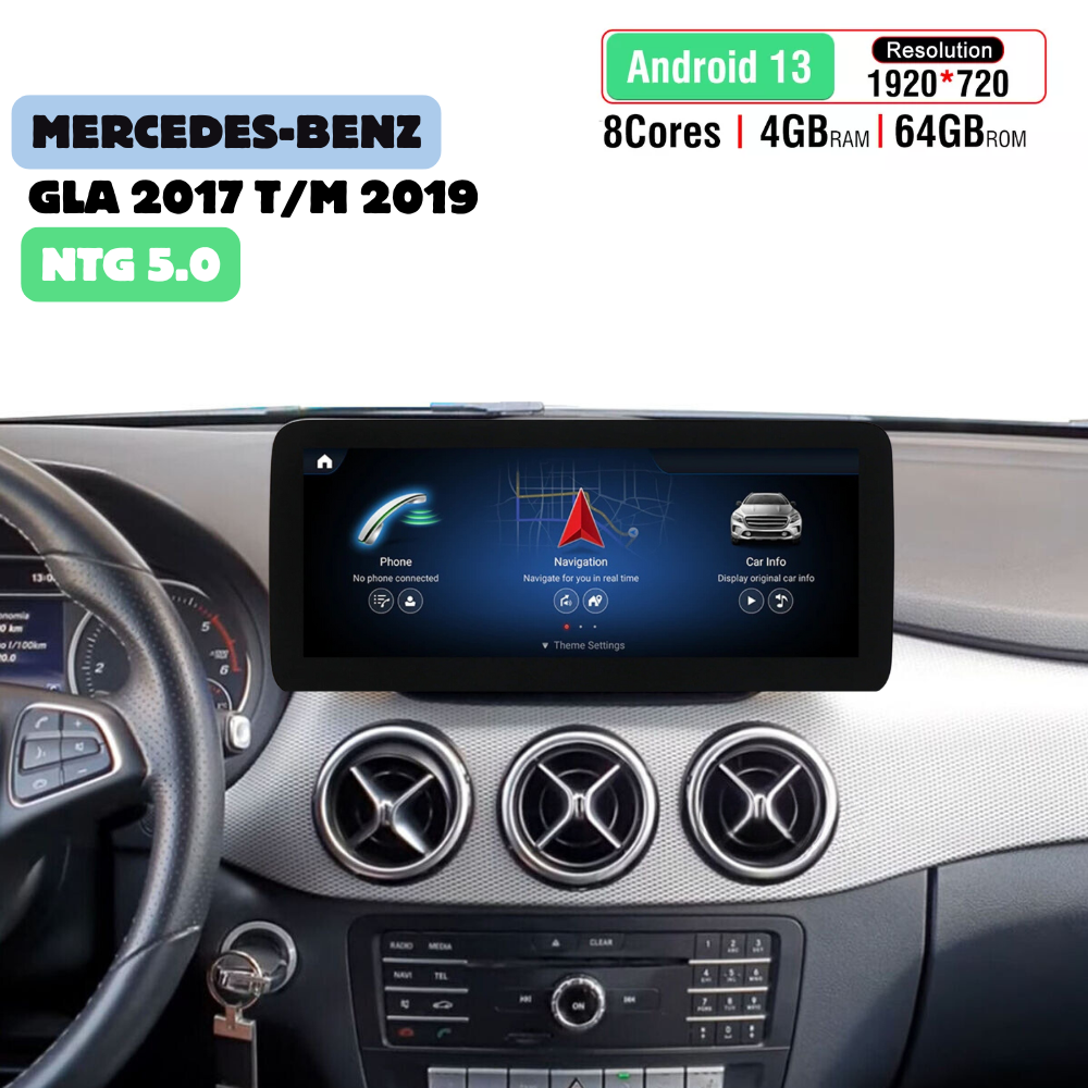 Mercedes GLA CarPlay 2015 t/m 2020 | X156 Autoradio | Android Auto  | NTG 5.0